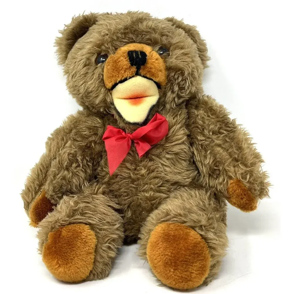 Vintage GUND Open Mouth Teddy Bear 16